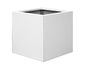 Vlakke Bloembak Wit 90x90x70cm A. van Elk BV